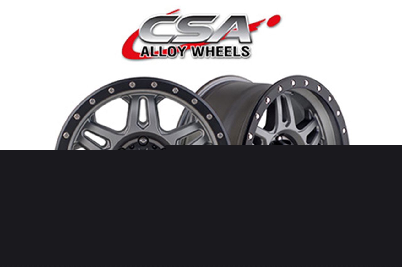 CSA Alloy Wheels. Wheel & tyre packages. Image of wheel & rims.
